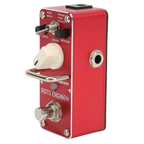 Rotary Speaker Simulator Pedal Metal Red 2