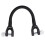 Ski Tip Tether Durable Snowboard Connector Ski Tip Connector Trainer Ski Binding Connector Black Training Tool 1