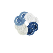Car Polishing Kit 20Pcs Soft Microfiber Polishing Pads 9-10 Inch Buffing Pads For Auto Paint Care Bonnet Cover Waxing