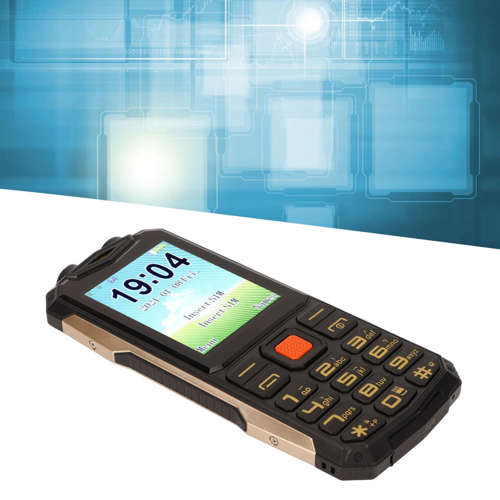 Ultrathin Elderly Mobile Phone 2G Dual Sim, 4800Mah, Black 9381356507476