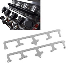 2 Pcs Aluminum Coil Bracket for LM7 LR4 LQ4 Engines Silver