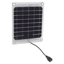 10W USB Transparentes Solarpanel 21,5  17,5 cm