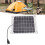 Panel solar USB de 10 W, 21,5  17,5 cm, Transparente 13