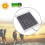 Panel solar USB de 10 W, 21,5  17,5 cm, Transparente 8