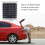 Panel solar USB de 10 W, 21,5  17,5 cm, Transparente 11