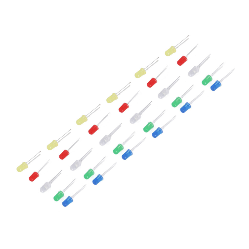 1000Pcs 5Mm Led Assortment Kit Multi-Color Light Emitting Diodes 6931356508268