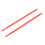 2Pcs Drum Mallet Felt & Nylon Double Headed Instrument Set Red 15