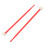 2Pcs Drum Mallet Felt & Nylon Double Headed Instrument Set Red 7