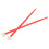 2Pcs Drum Mallet Felt & Nylon Double Headed Instrument Set Red 14