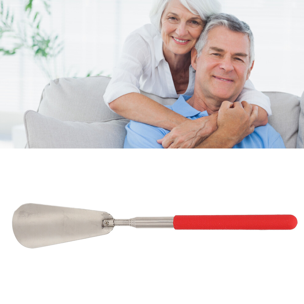 Red Stainless Steel Retractable Shoe Horn 26-73.5Cm For Elderly & Pregnant