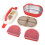 Boîte à Bentos isolée à 2-3D en acier inoxydable rouge 1