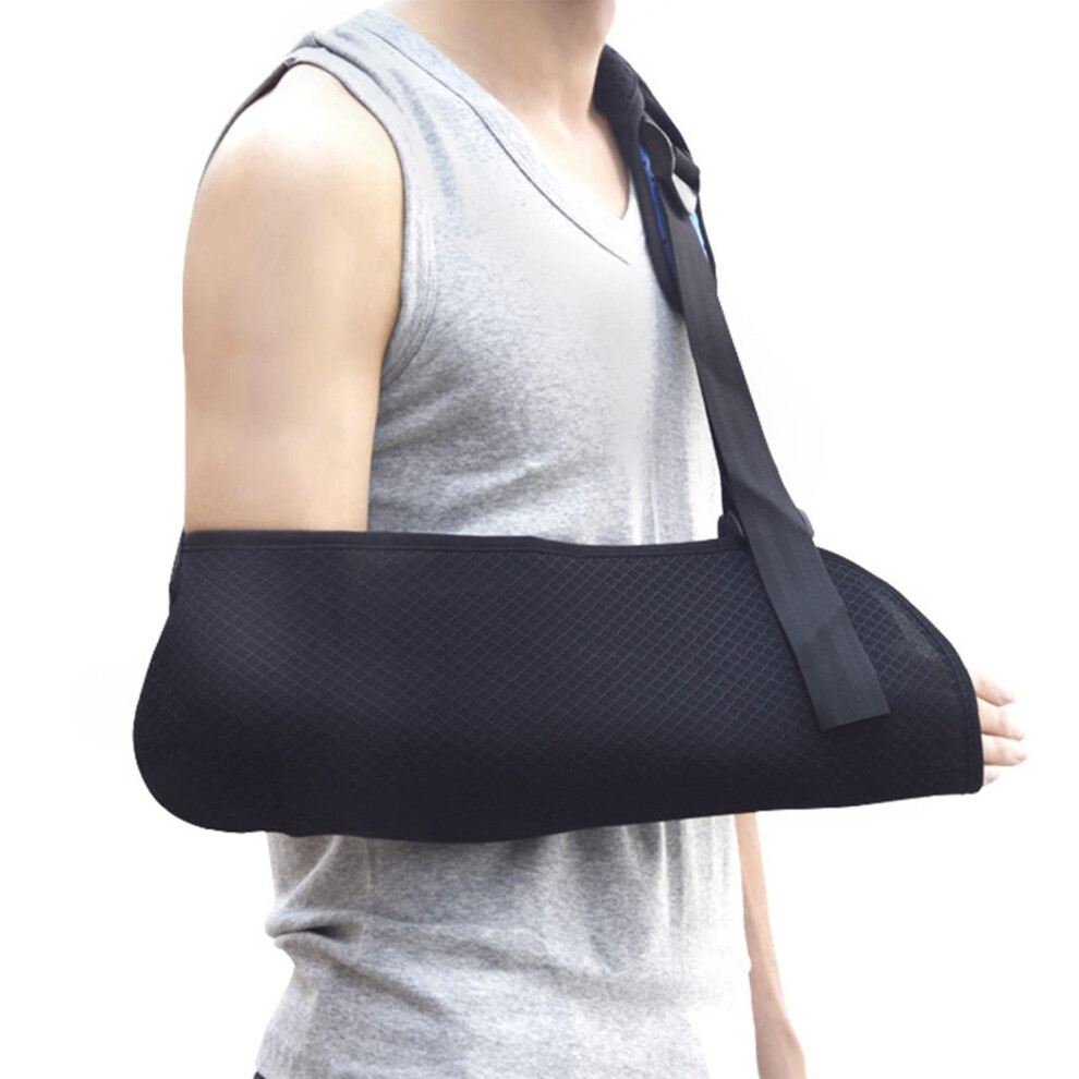 Medical Arm Shoulder Sling With Back Belt, Unisex Immobilizer For Shoulder Injury, Arm Support Brace For Broken Arm