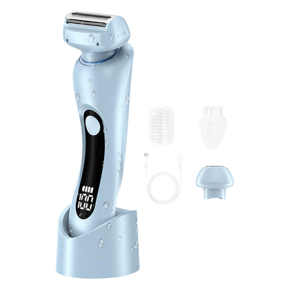 2 In 1 Electric Shaver Dual-Head Bikini Trimmer Waterproof Body Hair Trimmer Facial Hair Remover For Bikinis Underarms