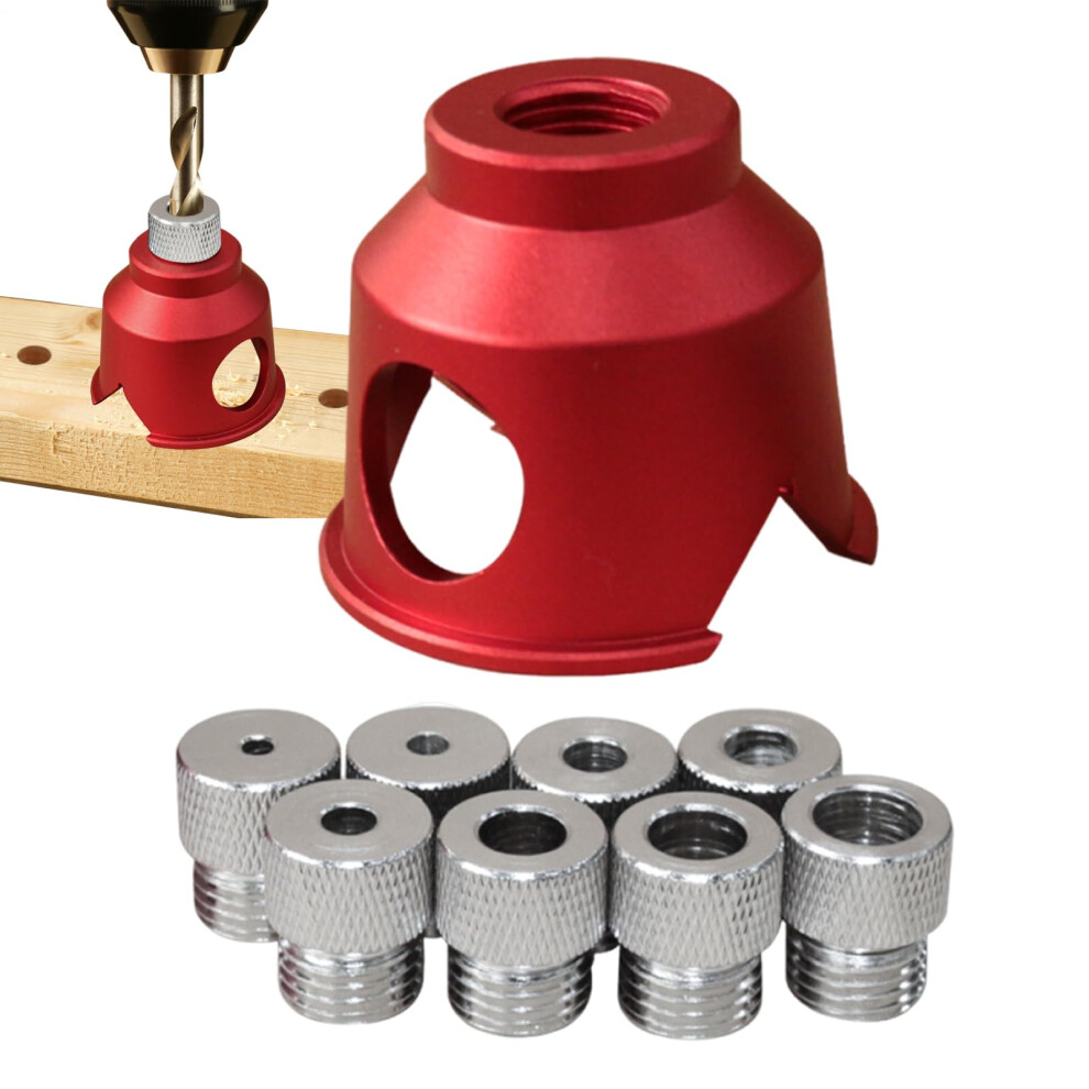 Woodworking Drill Locator 90 Degree Hole Drilling Positioner Stainless Steel Portable Hand Tool Carpenters Woodworkers 9067246405601