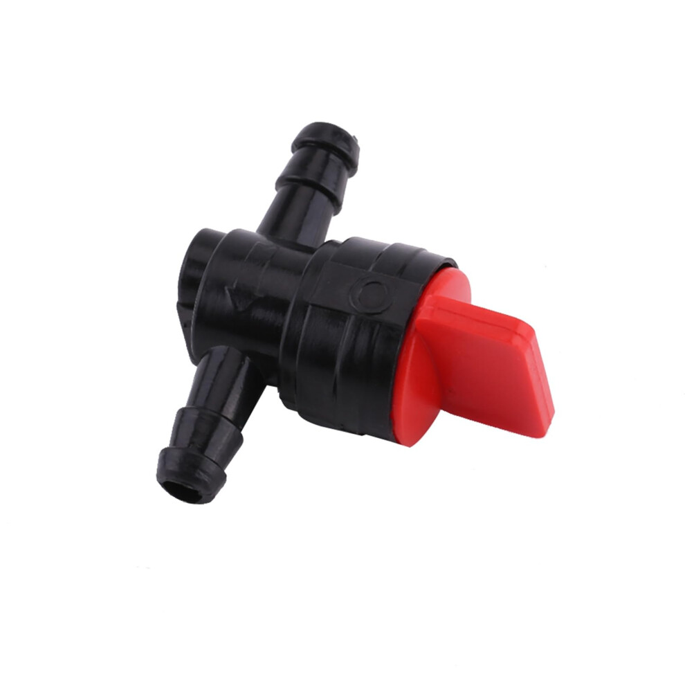 Universal Plastic 6Mm Inline On Off Tap Quality Assurance And Fuel Tap Engine,Fuel Valve And Accessories Black/Red 9354506617868