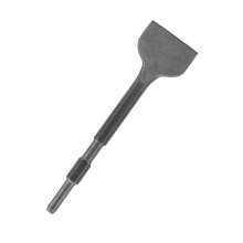 Grooving Chisel for Masonry Concrete Brick Tile Removal Wide Flat Hex Shank