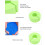 Mini Handheld Fan 2000mAh Battery 6 Inch Size Bright Blue Color 7
