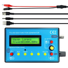 FG-200 DDS Function Signal Generator Frequency Counter 0.01 Hz - 500 kHz Sine and Square Waveform Signal Source Module