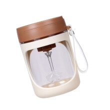 Automatic Coffee Cup With Stirrer Heat Resistant PC Mixer-brown