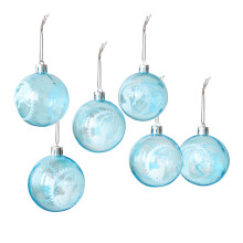 Lively Christmas Ball  Winter Themed Plastic Ornament