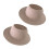 Doll Sun Hat With Empty Top  Miniature Straw Hat  For-Meat Pink 1