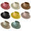 Doll Sun Hat With Empty Top  Miniature Straw Hat  For-Meat Pink 3