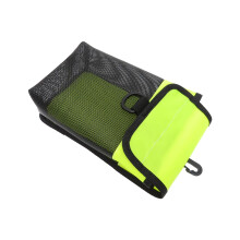Scuba Diving Gear Storage Bag, Snorkeling Equipment Holder, Small Mesh Pocket, Fluorescent Yellow