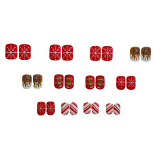 Presse à ongles saisonnière pour Nail Art, faux ongles carrés