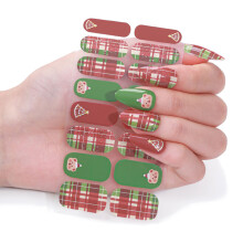 Autocollants d'embellissement saisonnier des ongles du-ZE0644