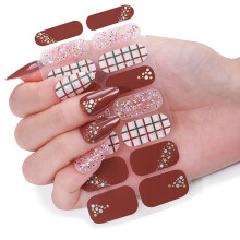 Autocollants d'art d'ongle de vacances pour la décoration-ZE0642