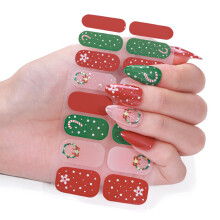 Autocollants saisonniers pour ongles de Noël,-ZE0641