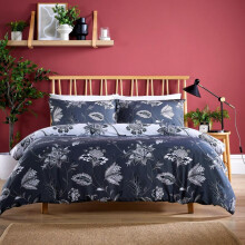 (SHIMLA GREY, SINGLE) Luxury Super Soft Cotton Rich Duvet Sets Easycare Comfortable Bedding Includes Duvet Cover & Pillowcases in Single Double King