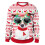 Sweat-shirt élégant à motif de noël, pull chaud et-forme3 M 1