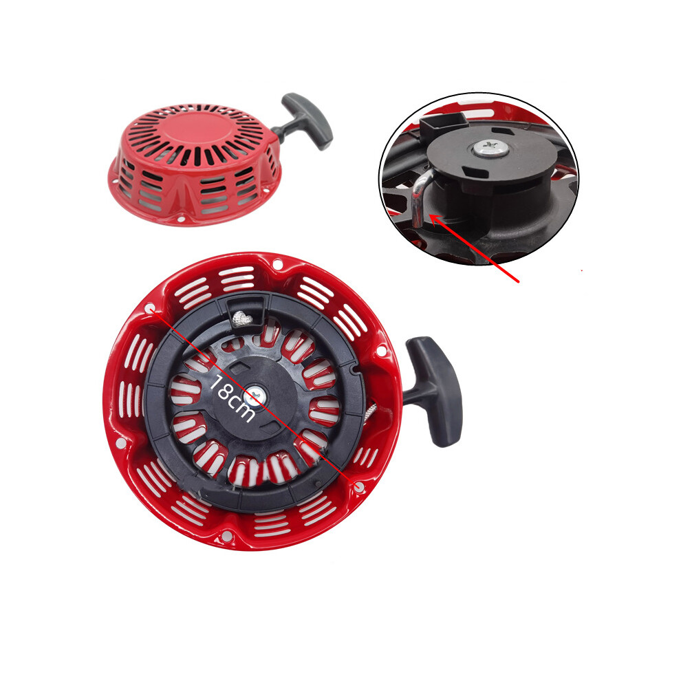 Gx390 Pull Recoil Starter Assembly Plastic For Car 39Cc Red 3581356514368