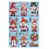 9 Sheets Christmas Window Clings Elves Christmas Decorations for 1