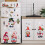 9 Sheets Christmas Window Clings Elves Christmas Decorations for 5