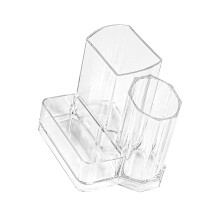 Mallette de rangement de maquillage en acrylique, séparateurs