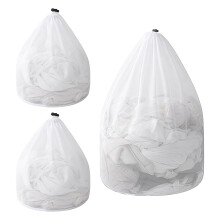 Organisateur de linge en maille polyvalent, sac de lavage à