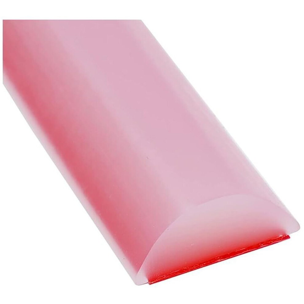 Clear Silicone Shower Screen Seal Strip Collapsible Water Dam, 5M/196In Waterproof Threshold For Dry-Wet Separation 9354506618605
