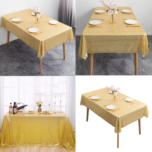 Bestickte, mit Pailletten besetzte-60*60cm Rot 1