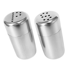 2 Stück rostfreie Gewürz-Vorratsgläser, hygienisches Design,