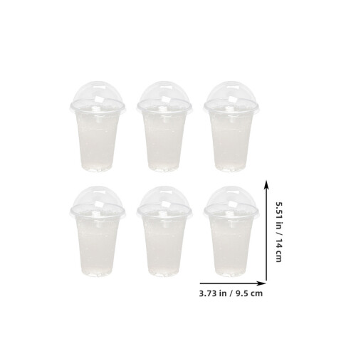 30 Einweg Saftbecher Transparent Für Kaltgetränke 1