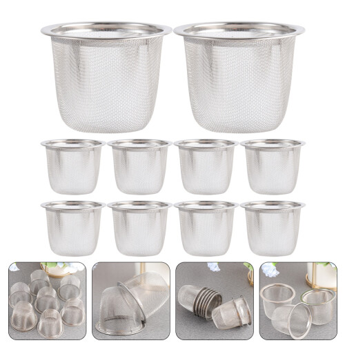 10 tee- feines netz metall tee-filter 2