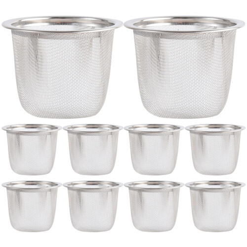 10 tee- feines netz metall tee-filter 1