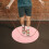 1Tapis De Saut Rose En Tpe Pour Usage Maison Enfants 6