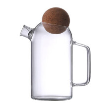 1St Korkglas Teekanne Aus Dickem Glas Für Heimgebrauch