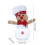Festival Gingerbreads Man Shape Snacks Storage Jar-Red Hat 4