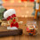Festival Gingerbreads Man Shape Snacks Storage Jar-Red Hat 6