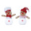 Festival Gingerbreads Man Shape Snacks Storage Jar-Red Hat 2