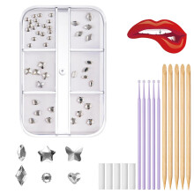 Tooth Gemstones Kits Artificial Crystal Tooth Ornament Reflective Teeth Jewelry Fashionable